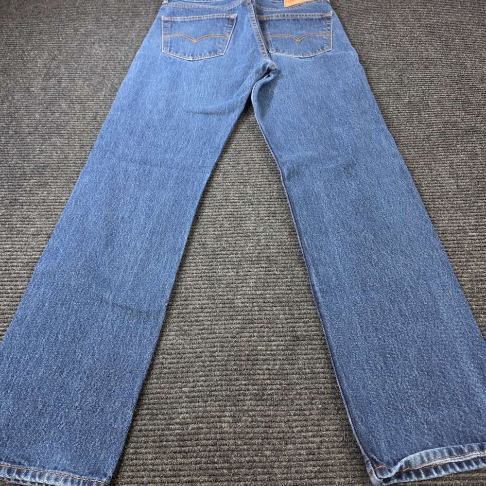 Levi's 505 Jeans Mens W34 L34 Blue Excellent Regular Fit Straight Leg Denim